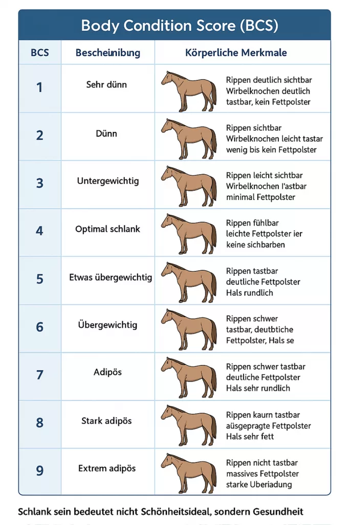 Bild zum Body Condition Score (BCS)